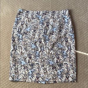 Ann Taylor Floral Patterned Skirt